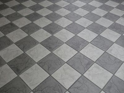 A tiled floor can be sealed into waterproof walls to provide a recoverable internal floor finish.
