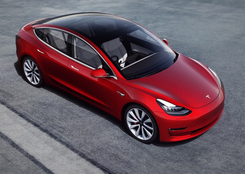 Tesla Model 3 electric car