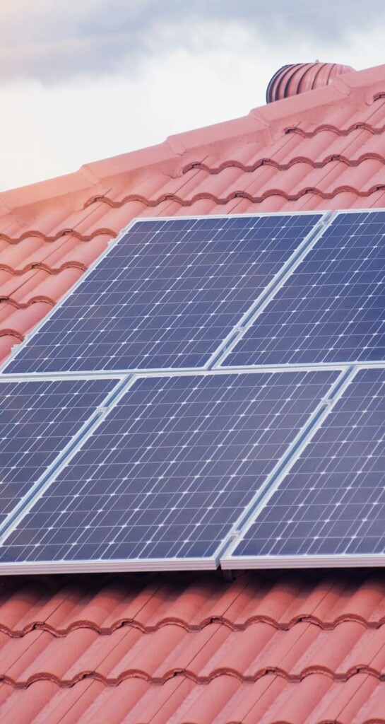 Roof top solar panels